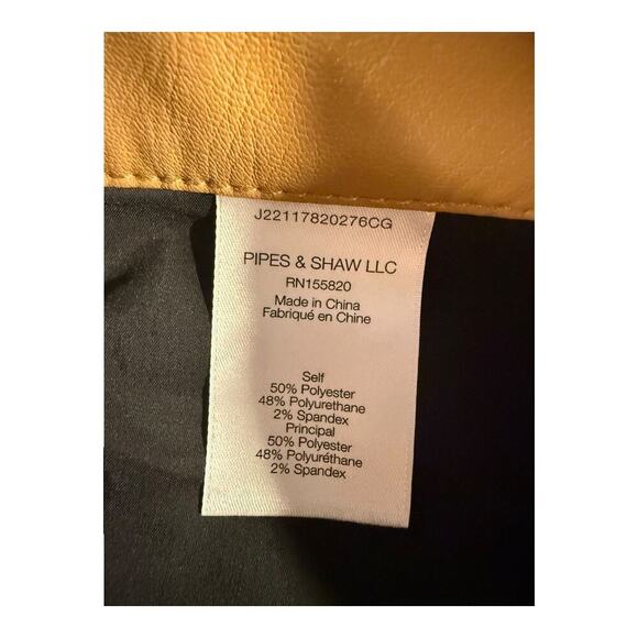 NWOT Veronica Beard Women’s Size 0 (24) Carly Kick Flare Faux Leather Ankle Jean - Picture 4 of 9